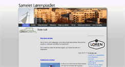 Desktop Screenshot of lorenplataet.no